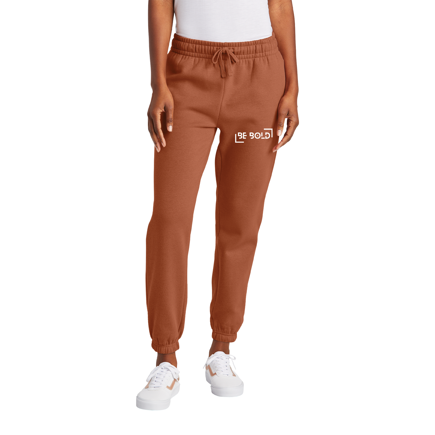 Classic Women's Fleece Desert Rose Embroidered Sweatpants