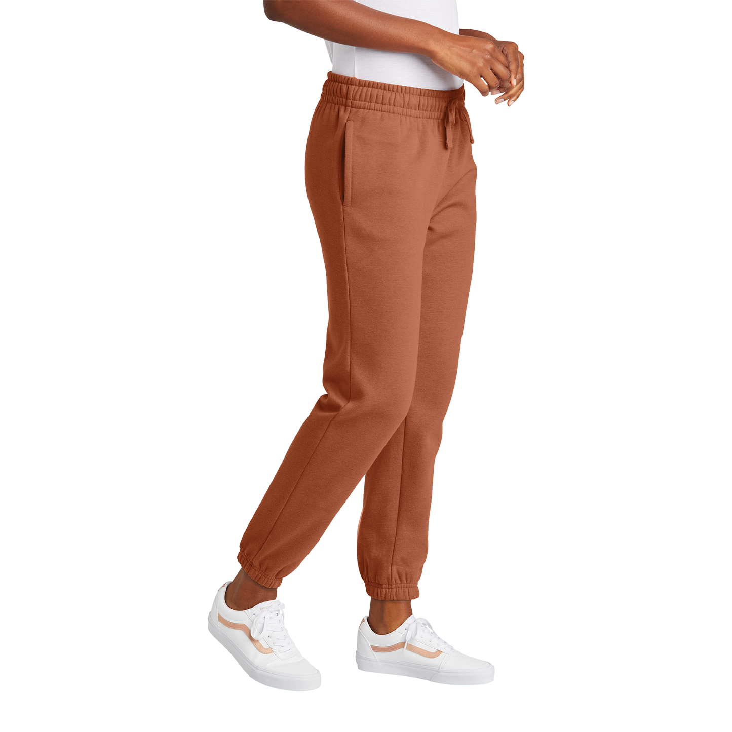 Classic Women's Fleece Desert Rose Embroidered Sweatpants