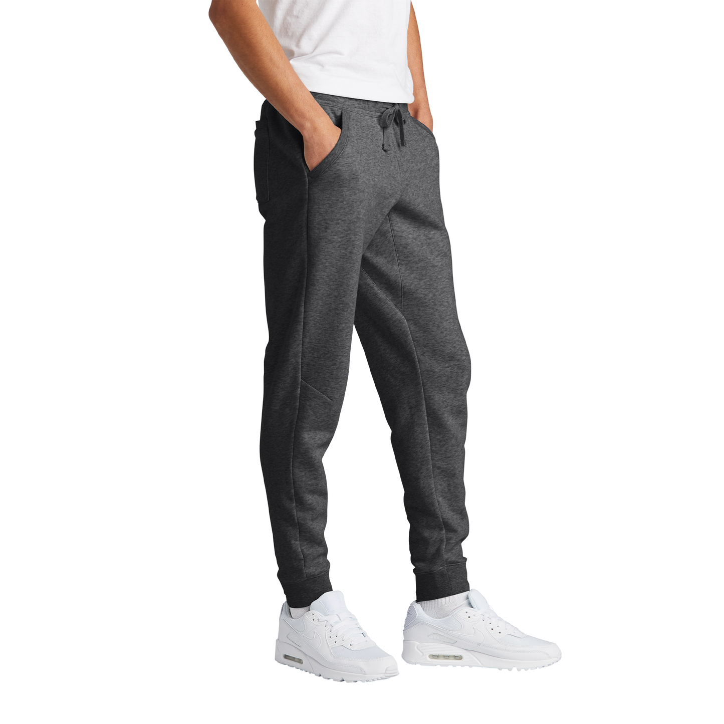 Classic True Graphite Heather Fleece Embroidered Joggers