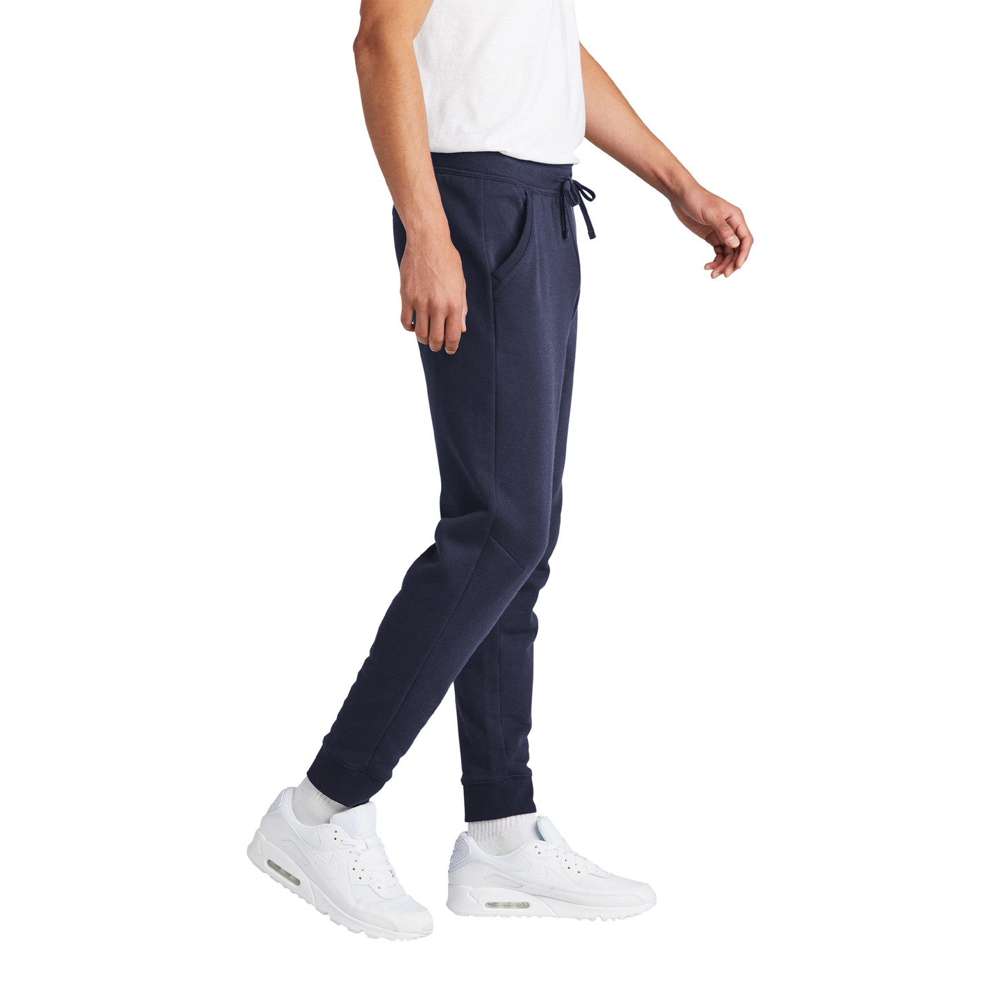 Classic True Navy Drive Fleece Embroidered Joggers