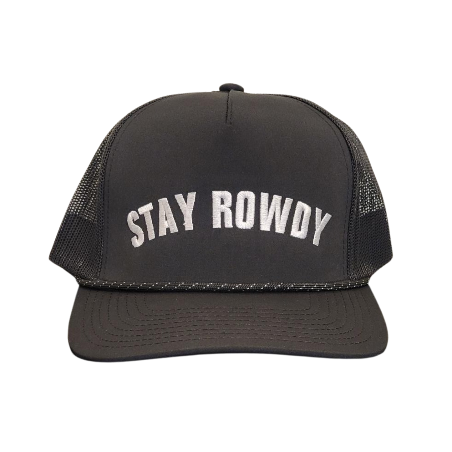 Stay Rowdy Black Snap Back