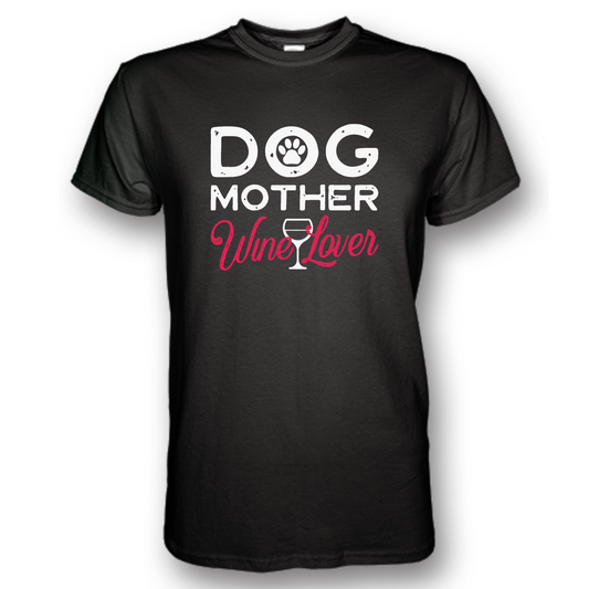 Dog Mother Wine Lover