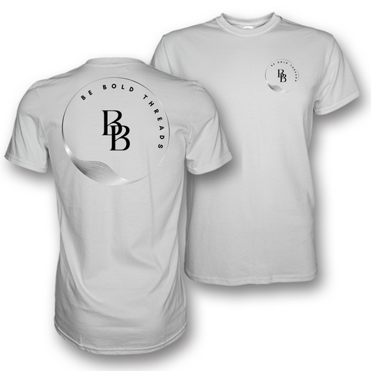 BB Luxury Initial Circle White Tee