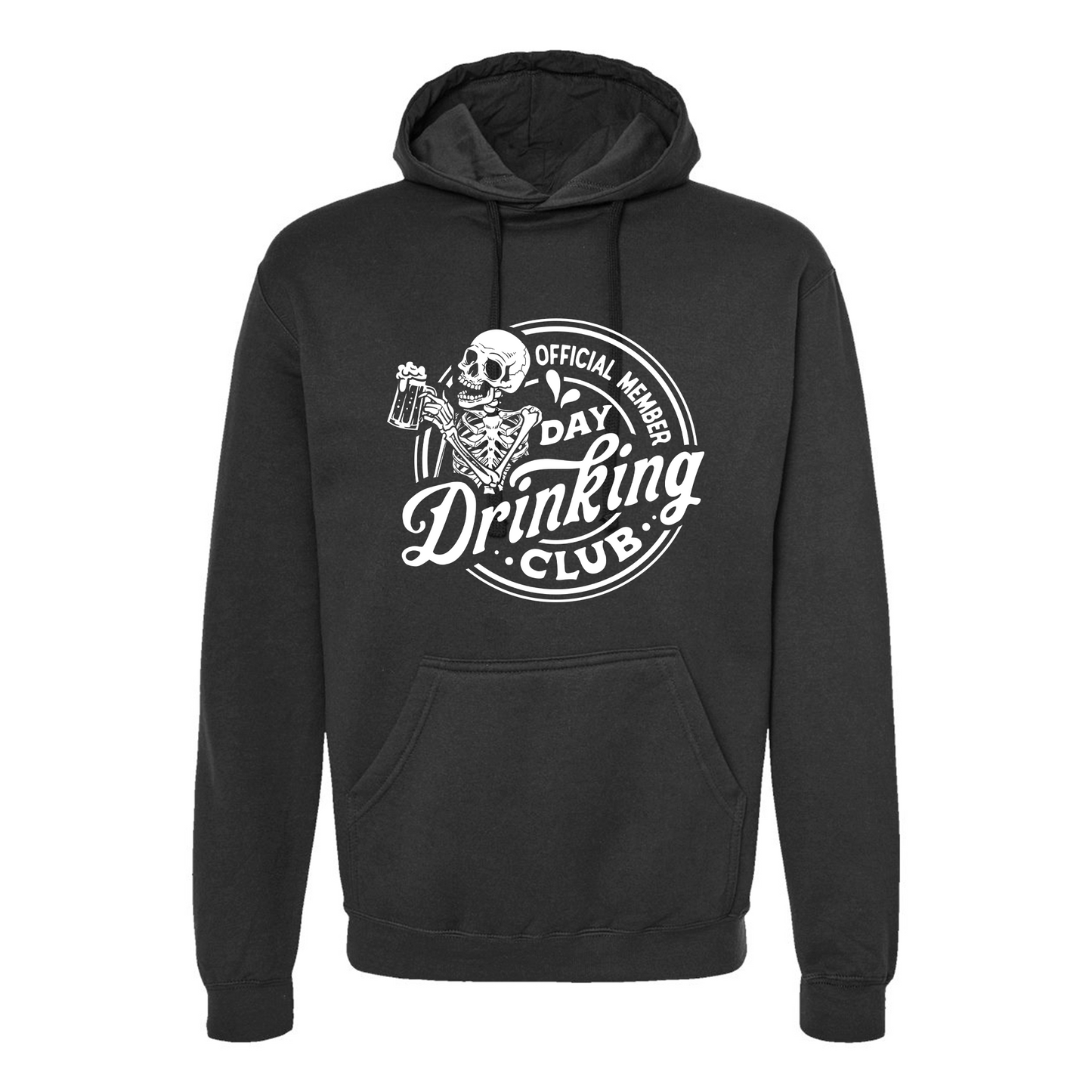 Official Member Day Drinking Club Black Hoodie