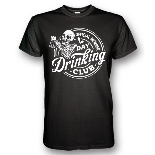 Official Member Day Drinking Club Front Print